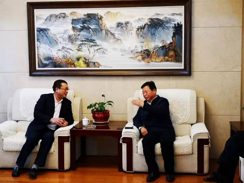 胡流芳拜訪渤化集團(tuán)黨委書記、董事長(zhǎng)王俊明