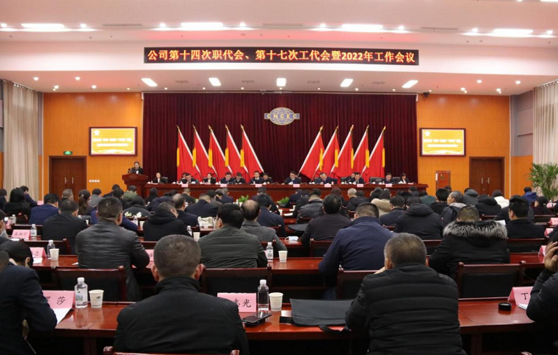 公司召開(kāi)第十四次職代會(huì)、第十七次工代會(huì)暨2022年工作會(huì)議