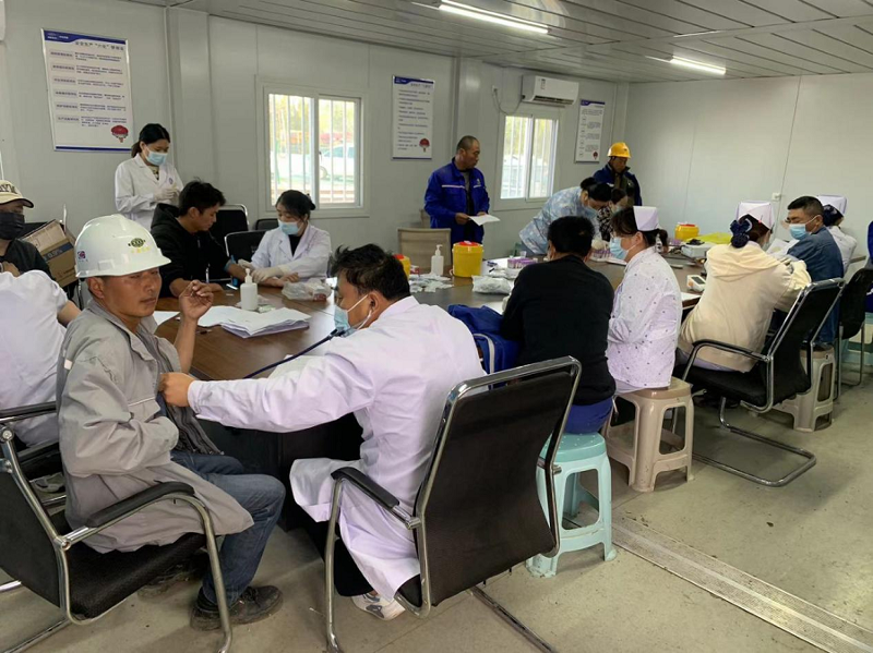華北公司日照項目部開展“心系職工送健康、愛心體檢暖人心”活動