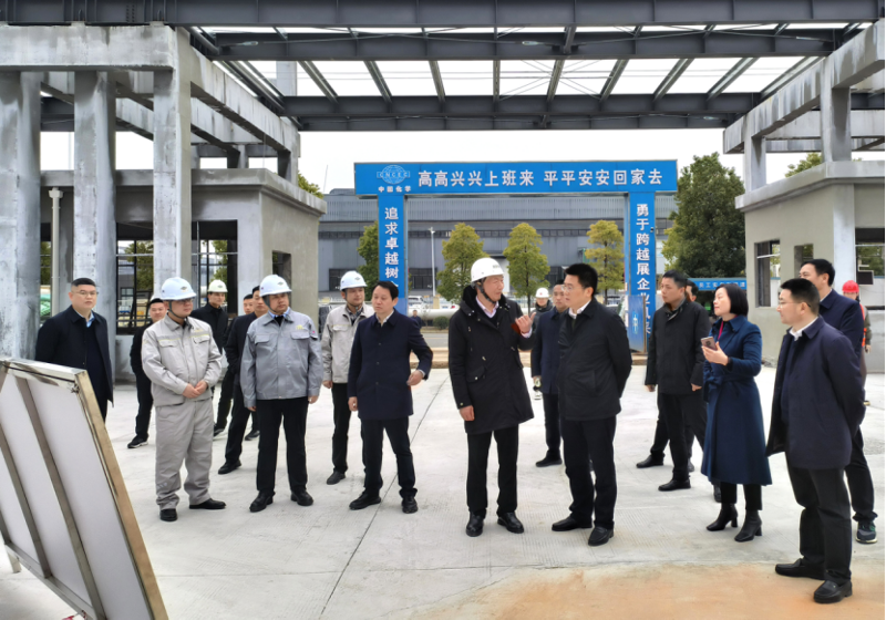 肖湘暉到建筑工程公司科倫、湘盛福諾項目調研
